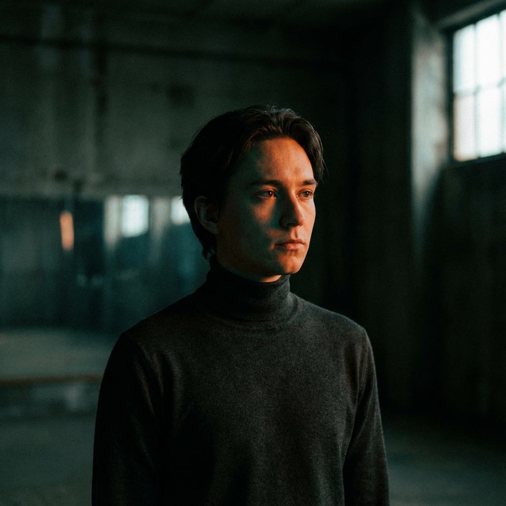 角色肖像範例 - 電影感和插畫風格