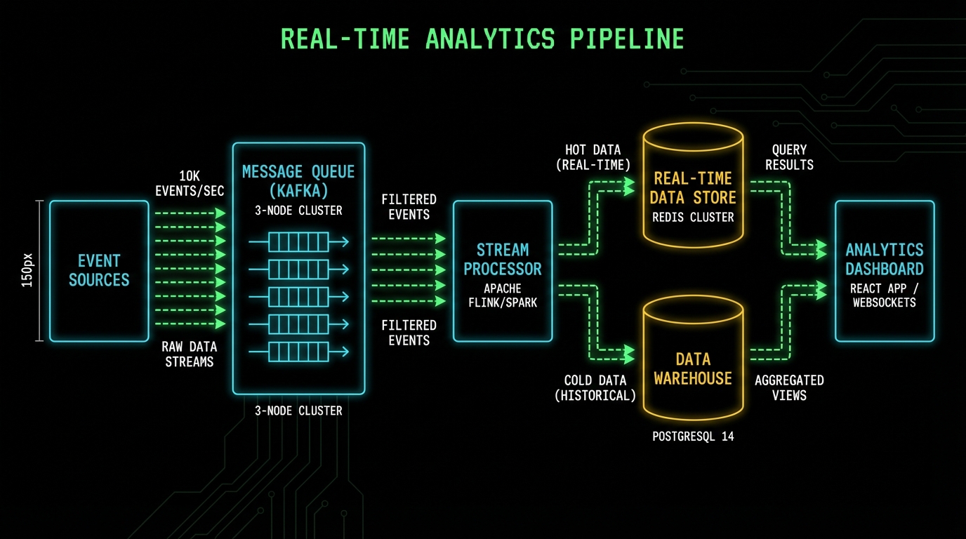 系統架構圖範例 - 技術風格